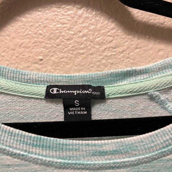 Champion Elite High-Low Hemline Crew Long Sleeve Sweater Pullover Long Sleeve S - Picture 5 of 7